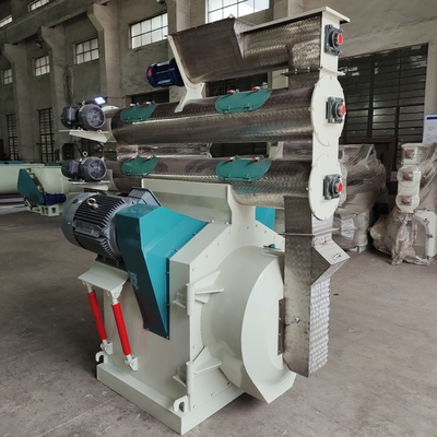 kopen 45kw 8ste Ring Die Wood Pellet Production-de Korrelmachine van het Lijn Dierlijke Voedsel online manufacture