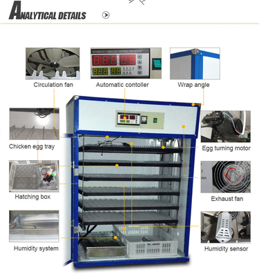 kopen Volledig Automatische Machine 3000 van de Kuikensincubator Eiincubator online manufacture